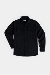 Double Pocket Overshirt - Raven